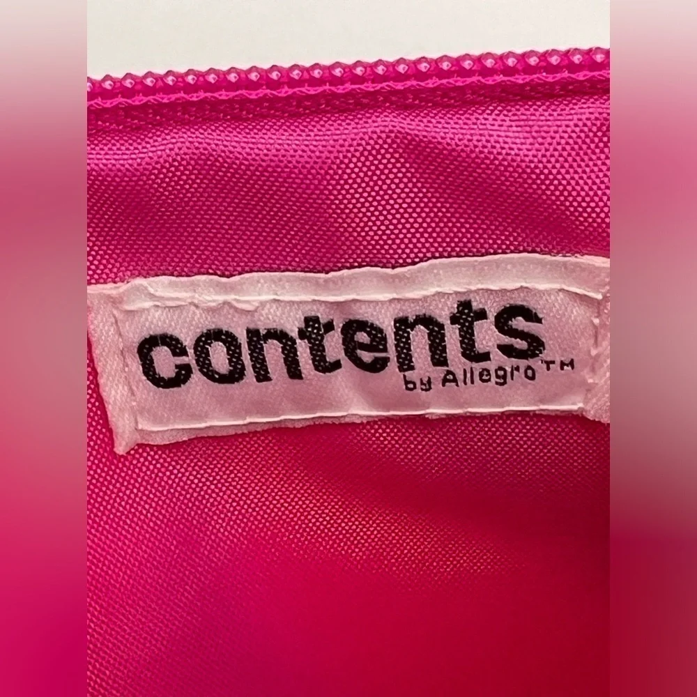 Contents by Allegro colorful cosmetic zipper pouch